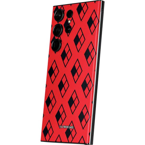 DC Comics Harley Quinn Logo Pattern Galaxy Skins